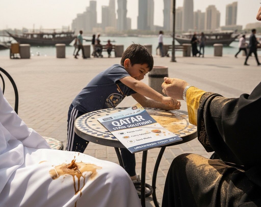 Laundry stain removal in Qatar with expert cleaning solutions